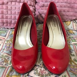 Red Comfort Plus Heels